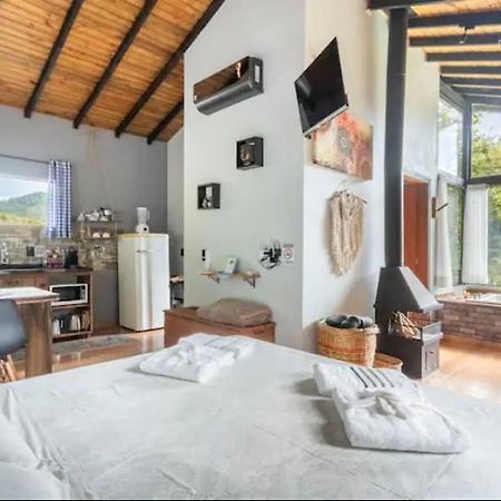 Cabana Sassafras Com Hidromassagem Alfredo Wagner Ngoại thất bức ảnh