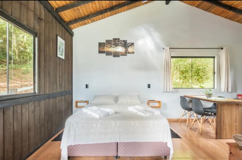 Cabana Sassafras Com Hidromassagem Alfredo Wagner Ngoại thất bức ảnh