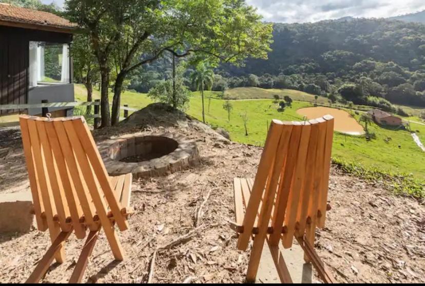 Cabana Sassafras Com Hidromassagem Alfredo Wagner Ngoại thất bức ảnh